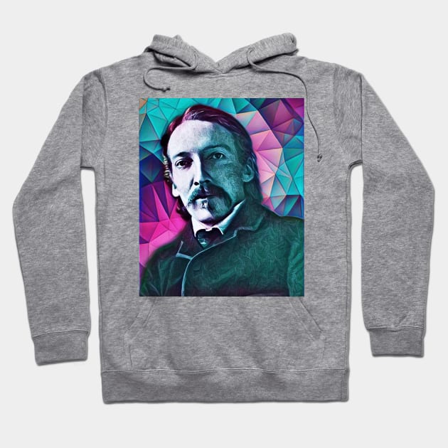 Robert Louis Stevenson Portrait | Robert Louis Stevenson Artwork 2 Hoodie by JustLit